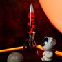 Lampes de table - LAMPE À LAVE - ROCKET - FISURA