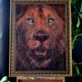 Paintings - LION / ARTWORK / CONTEMPORARY ART / WALL DECORATION - ART NITKA