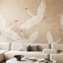 Decorative wall frescoes - The flight of the Heron - PAPERMINT