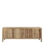 Sideboards - MARCELLE recycled light oak TV unit - BLANC D'IVOIRE