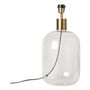 Table lamps - SUZANNE lamp base transparent glass - BLANC D'IVOIRE