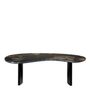 Children's sofas and lounge chairs - PIA black marble coffee table - BLANC D'IVOIRE