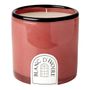 Candles - Scented candle magenta glass 340 kg - Palais d'Encens - BLANC D'IVOIRE