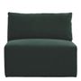 Sofas - LOU sofa forest green cotton velvet central module - BLANC D'IVOIRE
