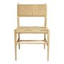 Chairs - JULIETTE rubber chair with blond wood finish  - BLANC D'IVOIRE