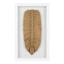 Paintings - FEUILLE cotton terracotta wall decoration  - BLANC D'IVOIRE