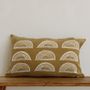 Fabric cushions - Radiance: Handcrafted Sunburst Print Lumbar Pillow - NAKI+SSAM