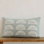 Fabric cushions - Radiance: Handcrafted Sunburst Print Lumbar Pillow - NAKI+SSAM