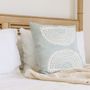 Fabric cushions - Radiance: Oversized Sunburst Print Square Pillow - NAKI+SSAM