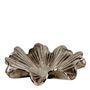 Trays - Set of 2 FLORA metal trays with aged nickel finish  - BLANC D'IVOIRE