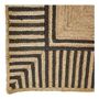 Rugs - DAMCO natural and black jute rug  - BLANC D'IVOIRE