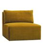 Sofas - LOU sofa saffron velvet central module - BLANC D'IVOIRE