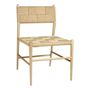 Chairs - JULIETTE rubber chair with blond wood finish  - BLANC D'IVOIRE