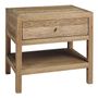 Night tables - MARCELLE bedside table recycled light oak  - BLANC D'IVOIRE