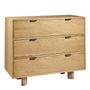 Chests of drawers - SIMONA light oak chest of drawers  - BLANC D'IVOIRE