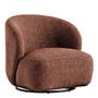 Armchairs - LISETTE armchair in rosewood velvet jacquard fabric - BLANC D'IVOIRE