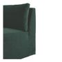 Sofas - LOU sofa forest green cotton velvet central module - BLANC D'IVOIRE