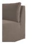 Sofas - LOU sofa taupe cotton velvet central module - BLANC D'IVOIRE
