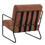 Armchairs - GASPARD armchair with removable cover in jacquard velvet fabric, rosewood and metal - BLANC D'IVOIRE
