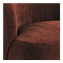 Armchairs - LISETTE armchair in brick red corduroy - BLANC D'IVOIRE