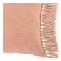 Coussins textile - Housse de coussin PAULA velours irisé blush - BLANC D'IVOIRE