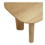 Coffee tables - SIMONA end table light oak  - BLANC D'IVOIRE