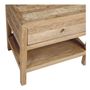 Night tables - MARCELLE bedside table recycled light oak  - BLANC D'IVOIRE