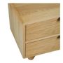 Night tables - SIMONA light oak bedside table  - BLANC D'IVOIRE