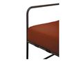 Armchairs - GASPARD armchair with removable cover in terracotta terry fabric and metal  - BLANC D'IVOIRE