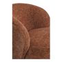 Fauteuils - Fauteuil LISETTE tissu jacquard de velours bois de rose  - BLANC D'IVOIRE