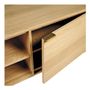 Sideboards - SIMONA light oak TV unit  - BLANC D'IVOIRE