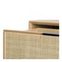 Chests of drawers - AUGUSTIN light oak and cane chest of drawers  - BLANC D'IVOIRE