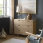 Chests of drawers - SIMONA light oak chest of drawers  - BLANC D'IVOIRE