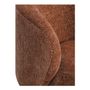 Fauteuils - Fauteuil LISETTE tissu jacquard de velours bois de rose  - BLANC D'IVOIRE