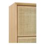 Chests of drawers - AUGUSTIN light oak and cane chest of drawers  - BLANC D'IVOIRE