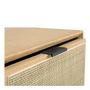 Chests of drawers - AUGUSTIN light oak and cane chest of drawers  - BLANC D'IVOIRE