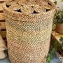 Decorative objects - Handwoven Wicker Basket with Lid - FOWA