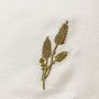 Linge de table textile - Linen napkins with gold embroidery Spike - GOLIUK