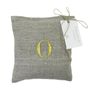 Customizable objects - Linen perfumer with lavender with initials - GIARDINO SEGRETO