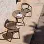 Fauteuils de jardin - Armchair Faye wicker seat - GOMMAIRE