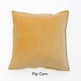 Cushions - PIP velvet stonewashed cushion cover - ML FABRICS