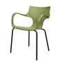 Lawn chairs - ERBI MISKI CHAIR, painted steel frame for indoor and outdoor use - STILFIBRA