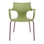 Lawn chairs - ERBI MISKI CHAIR, painted steel frame for indoor and outdoor use - STILFIBRA