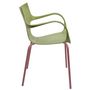 Lawn chairs - ERBI MISKI CHAIR, painted steel frame for indoor and outdoor use - STILFIBRA