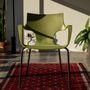 Lawn chairs - ERBI MISKI CHAIR, painted steel frame for indoor and outdoor use - STILFIBRA