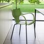 Lawn chairs - ERBI MISKI CHAIR, painted steel frame for indoor and outdoor use - STILFIBRA