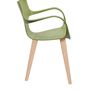 Chaises - CHAISE ERBI MISKI, châssis en bois - STILFIBRA