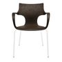 Lawn chairs - ERBI MOKA CHAIR, painted steel frame for indoor and outdoor use - STILFIBRA