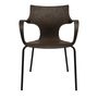 Lawn chairs - ERBI MOKA CHAIR, painted steel frame for indoor and outdoor use - STILFIBRA