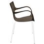 Lawn chairs - ERBI MOKA CHAIR, painted steel frame for indoor and outdoor use - STILFIBRA